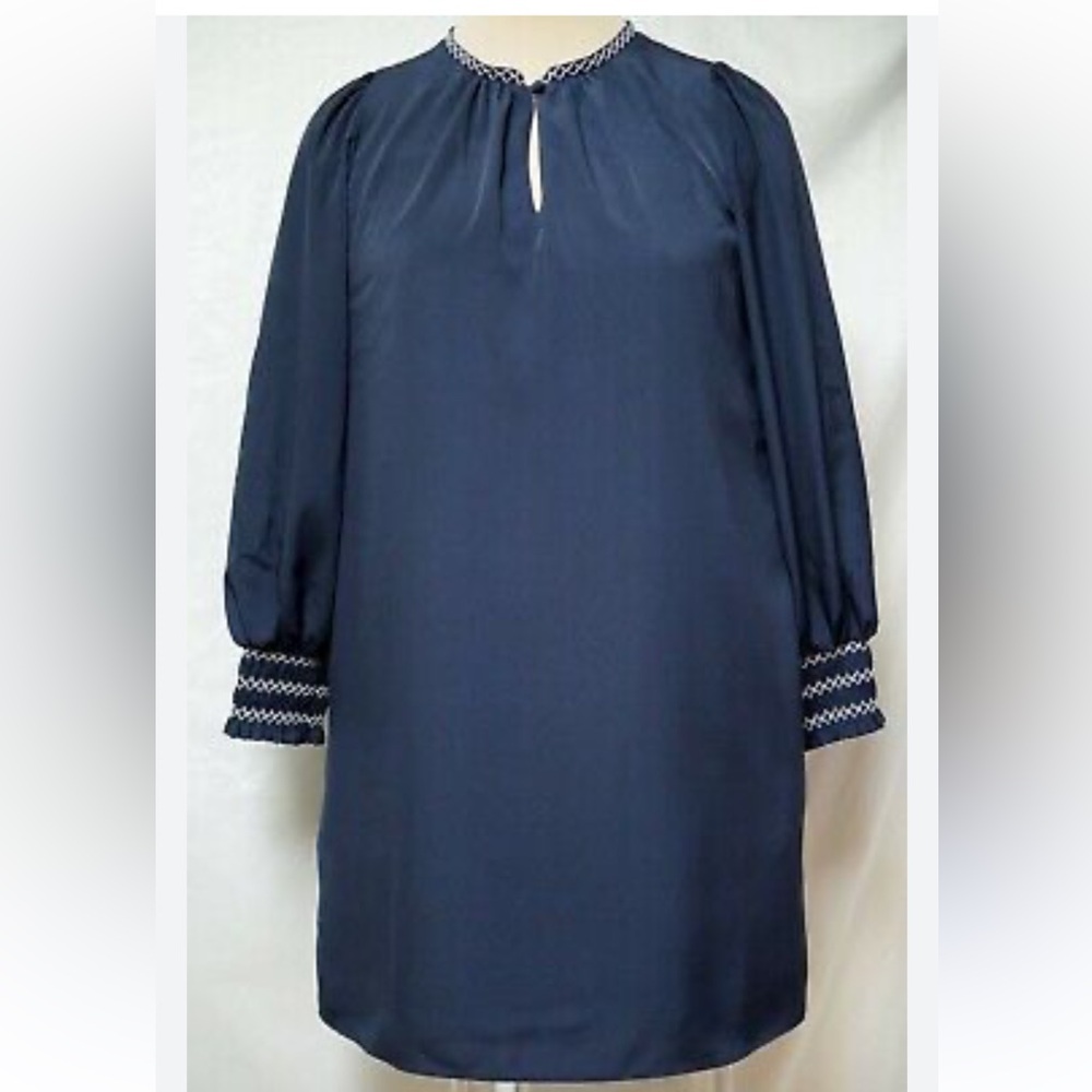 Elegant Navy Blue Women's Top